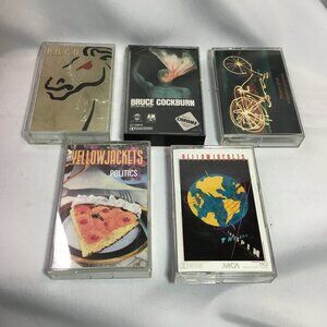 Jazz Cassette Lot Tapes: Yellowjackets, POCO, Bruce Cockburn, Marshall Crenshaw